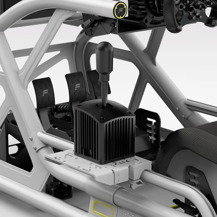 Cockpit simracing Support Gauche pour GT (Blanc) - The French Simracer