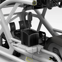 Cockpit simracing Support Gauche pour GT (Blanc) - The French Simracer