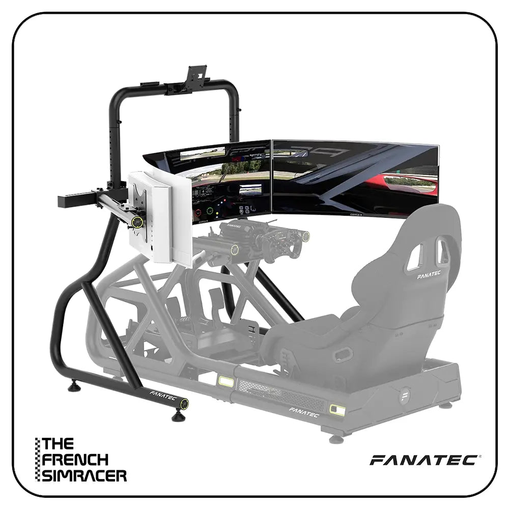 Fanatec GT Cockpit Triple Monitor Expansion Kit (black) - The French Simracer
