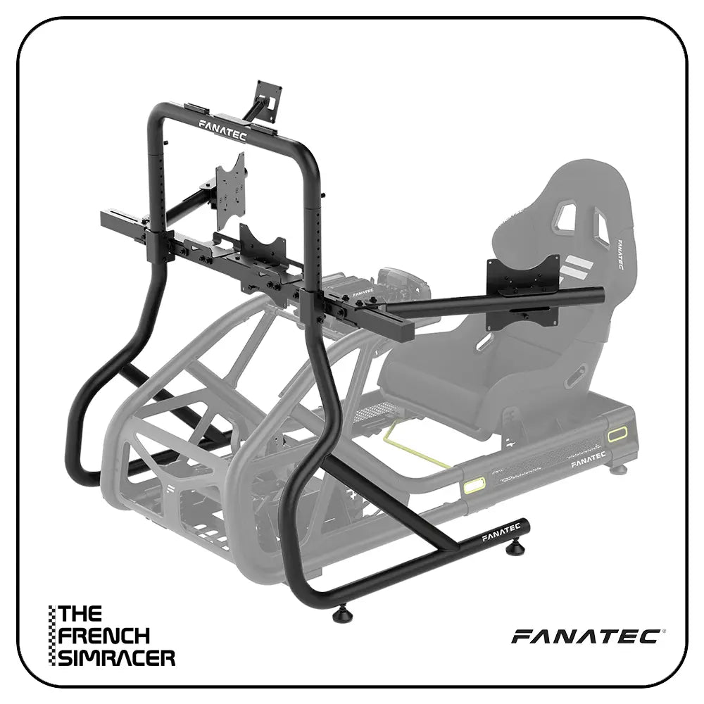 Fanatec GT Cockpit Triple Monitor Expansion Kit (black) - The French Simracer