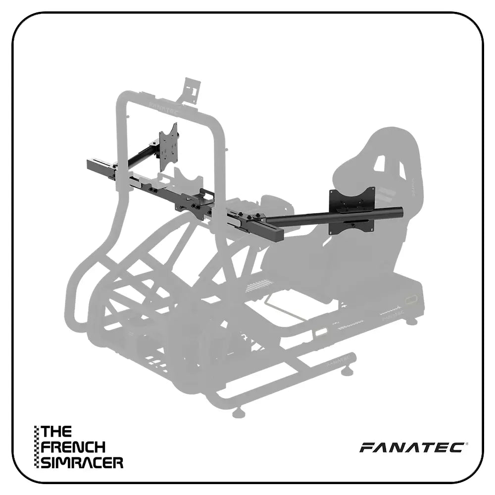 Fanatec GT Cockpit Triple Monitor Expansion Kit (black) - The French Simracer