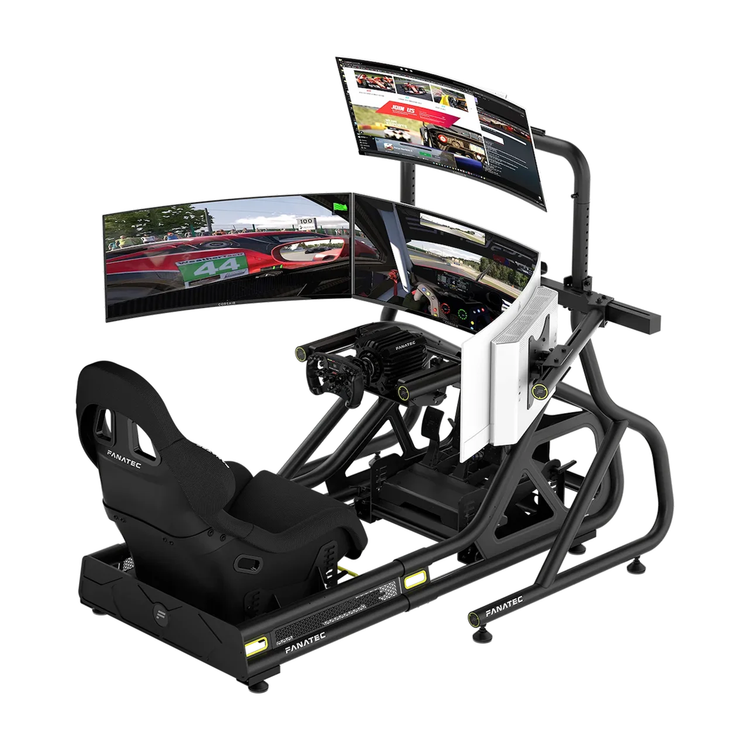 Cockpit simracing Kit d’Extension Triple Écran Fanatec GT (Noir) - The French Simracer