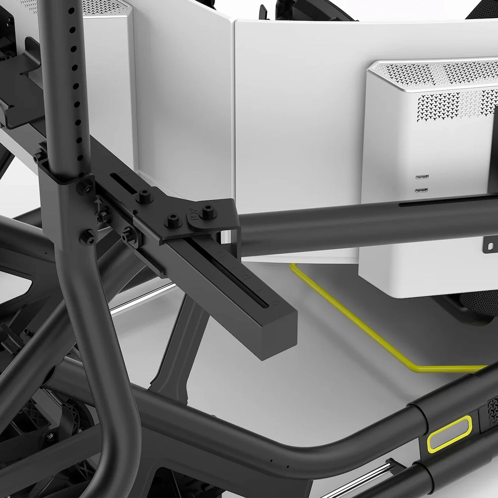 Fanatec GT Cockpit Triple Monitor Expansion Kit (black) - The French Simracer