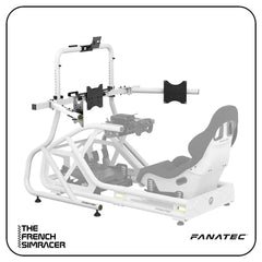 Fanatec GT Cockpit Triple Monitor Expansion Kit (white) - The French Simracer