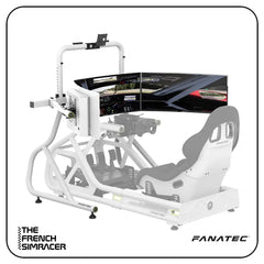 Fanatec GT Cockpit Triple Monitor Expansion Kit (white) - The French Simracer
