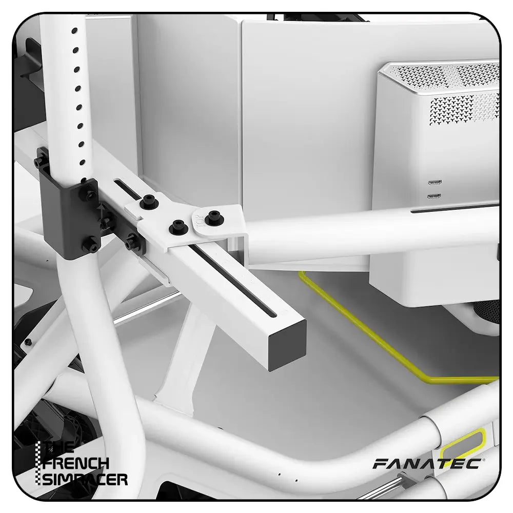 Fanatec GT Cockpit Triple Monitor Expansion Kit (white) - The French Simracer