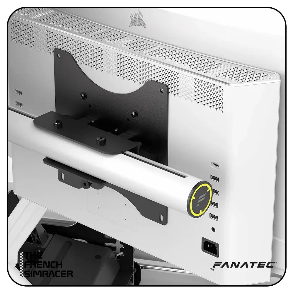 Fanatec GT Cockpit Triple Monitor Expansion Kit (white) - The French Simracer