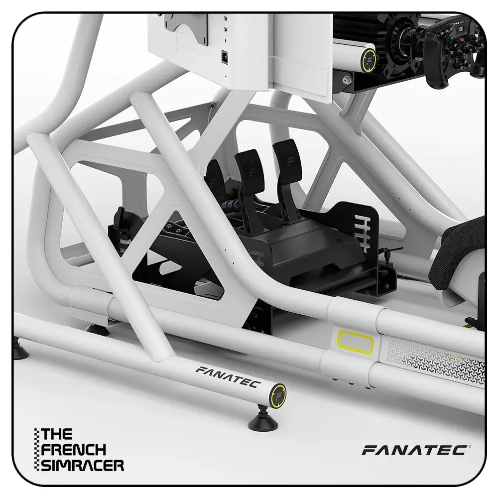 Fanatec GT Cockpit Triple Monitor Expansion Kit (white) - The French Simracer
