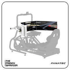 Fanatec GT Cockpit Triple Monitor Expansion Kit (white) - The French Simracer
