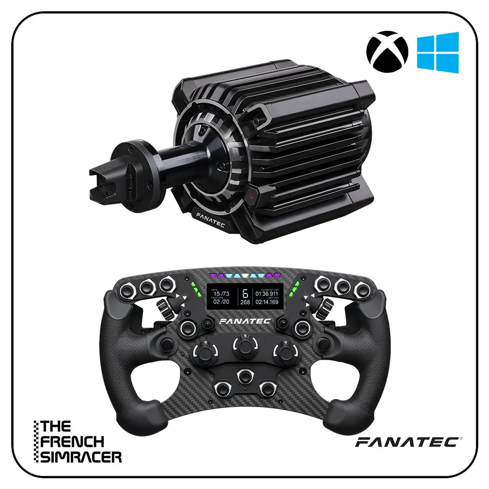 Fanatec Podium DD – 25 Nm Direct Drive Base Bundle - The French Simracer