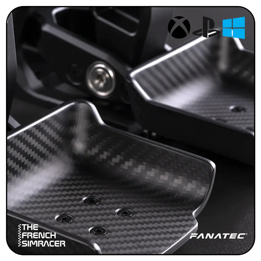 Fanatec Podium Pedals Formula + GT Pedal Plates - The French Simracer