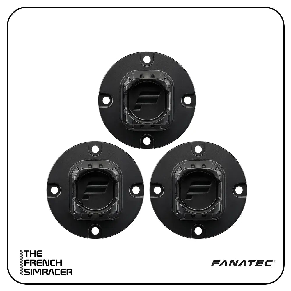 Fanatec QR2 Wall Mounts (3-pack) - The French Simracer