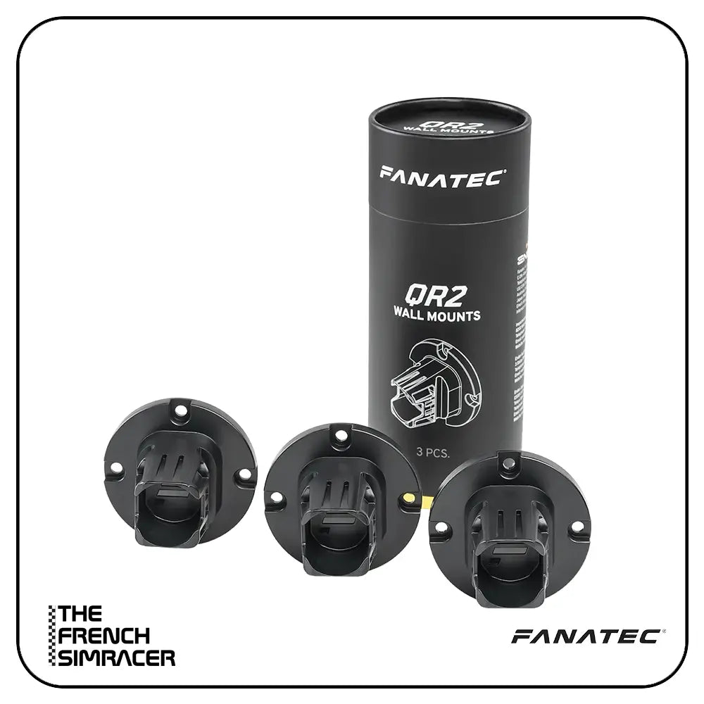 Fanatec QR2 Wall Mounts (3-pack) - The French Simracer