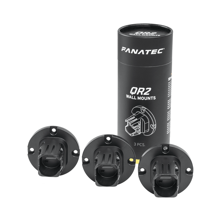 Fanatec QR2 Wall Mounts (3-pack) - The French Simracer