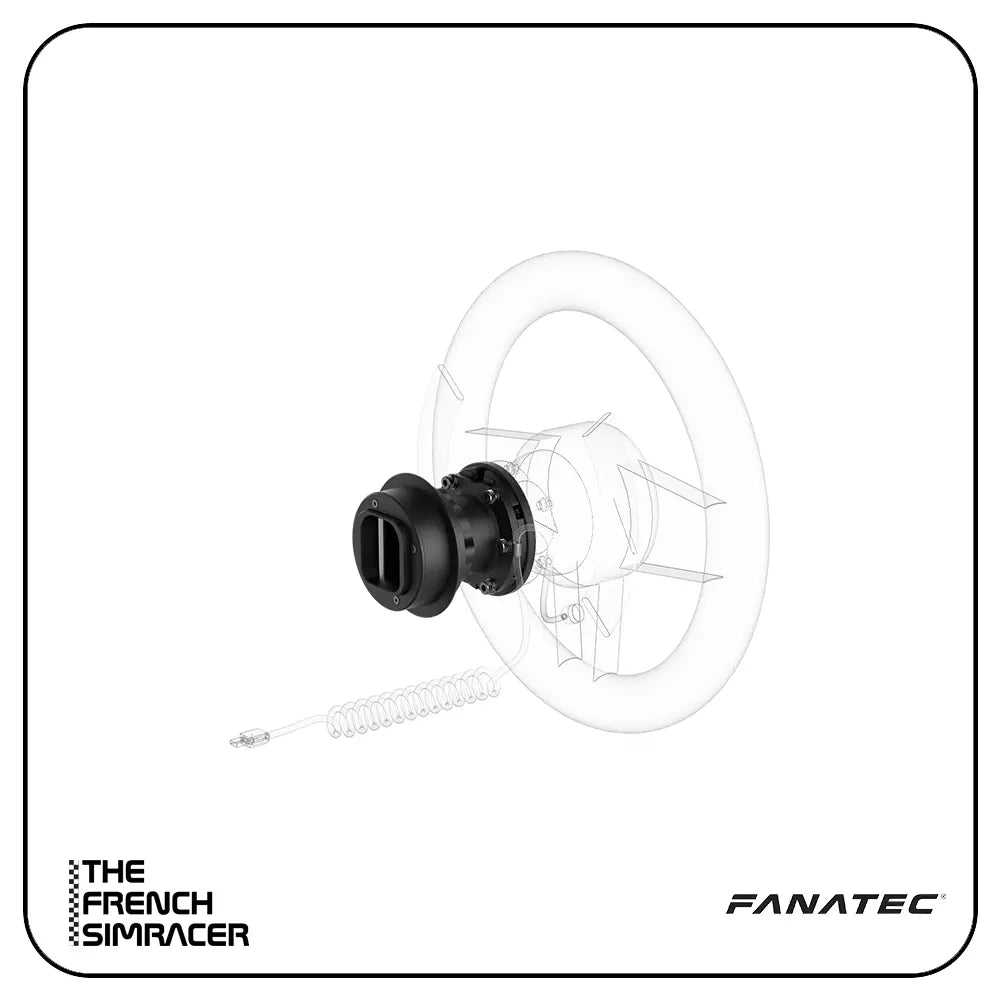 Fanatec Wheel Hub – Simplified Hub with QR2 Pre-installed for Third-Party Wheels - The French Simracer