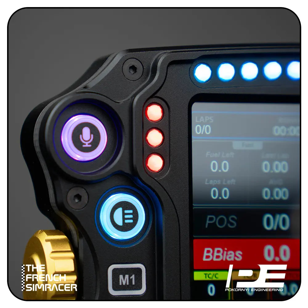 GTB Pro Button Plate - Pokornyi Engineering - The French Simracer