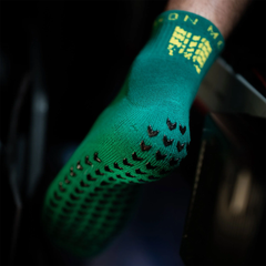 Chaussettes Simracing Vertes Basses par Moradness - The French Simracer