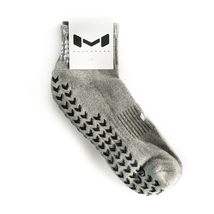 Chaussettes Simracing Grises Basses par Moradness - The French Simracer