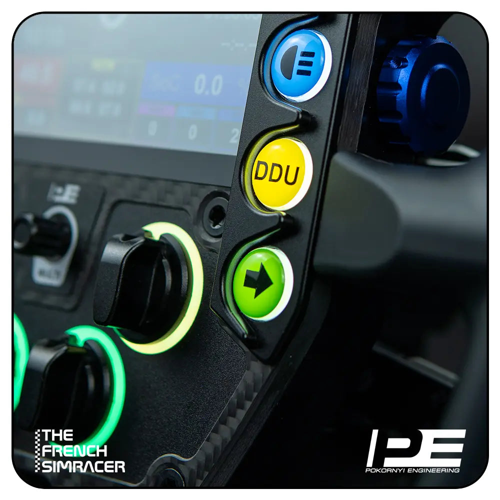 LMPH V2 Hypercar Steering Wheel - Pokornyi Engineering - The French Simracer