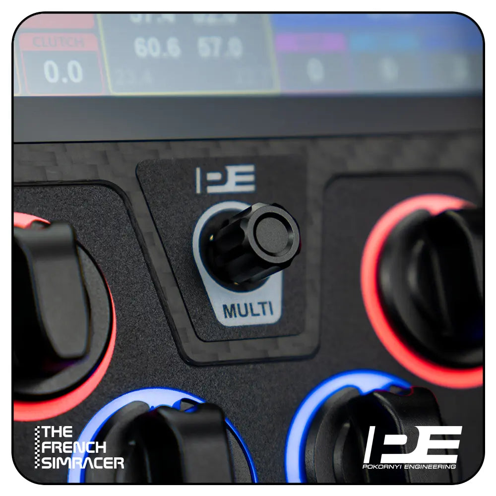 LMPH V2 Hypercar Steering Wheel - Pokornyi Engineering - The French Simracer