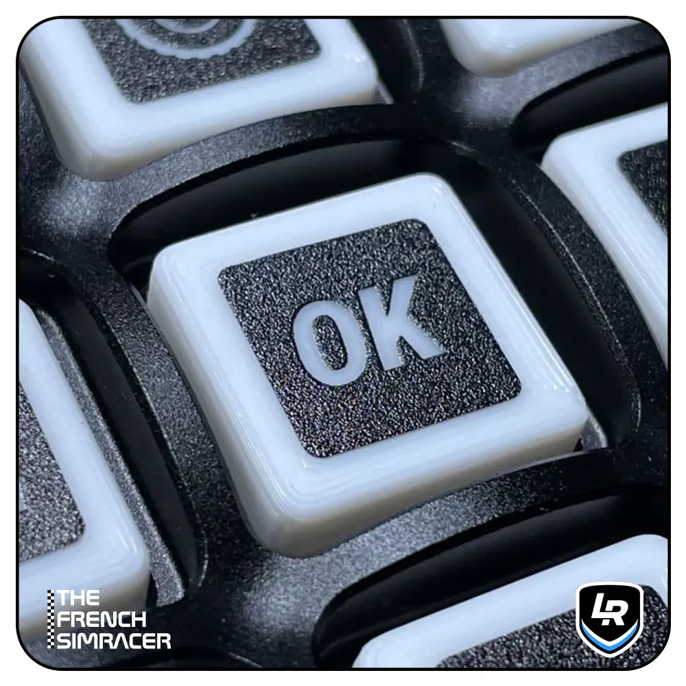 Lovely Sim Racing 13mm Button Box Stickers - The French Simracer