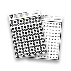Lovely Sim Racing - Pack d'Autocollants pour Boutons 8mm (2025) - The French Simracer