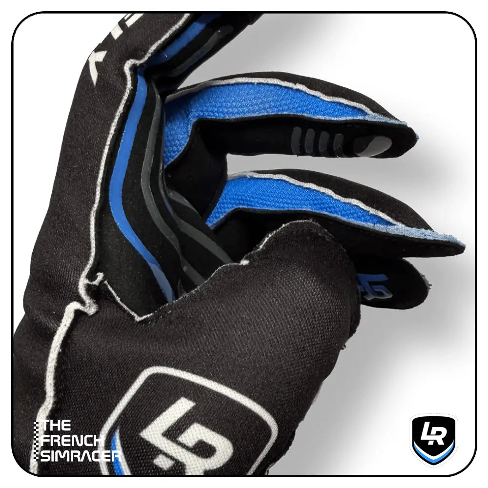 Lovely Sim Racing Gloves Long v2 (Black) - The French Simracer