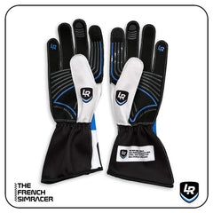 Lovely Sim Racing Gloves Long v2 (Blue) - The French Simracer