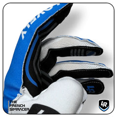 Lovely Sim Racing Gloves Long v2 (Blue) - The French Simracer