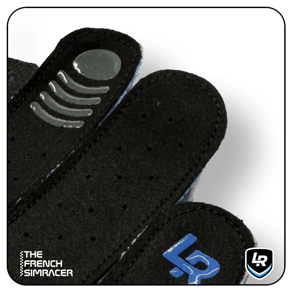 Lovely Sim Racing Gloves Long v2 (Blue) - The French Simracer