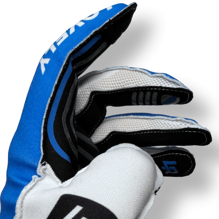 Lovely Sim Racing Gloves Long v2 (Blue) - The French Simracer