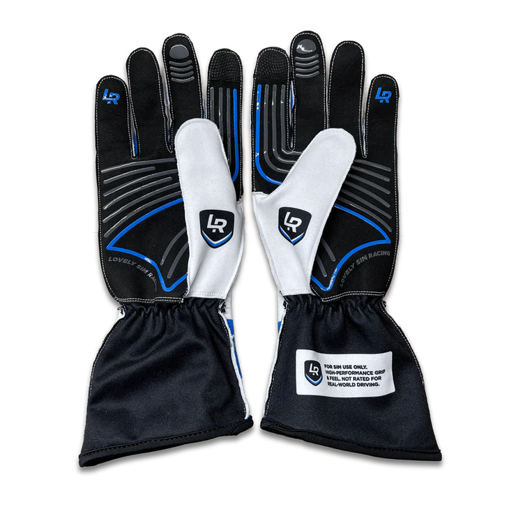 Lovely Sim Racing Gants Long V2 – Blanc - The French Simracer