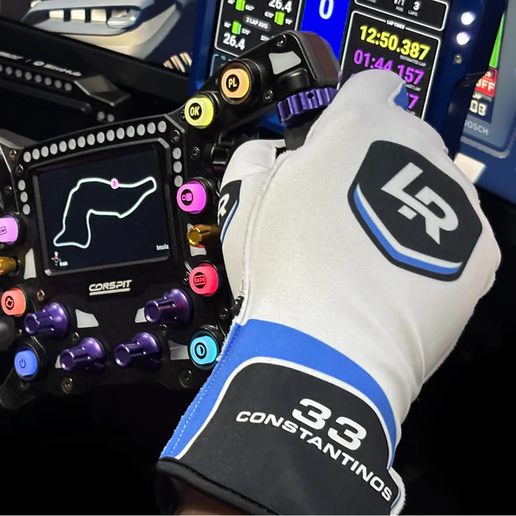 Lovely Sim Racing Gants Long V2 – Blanc - The French Simracer