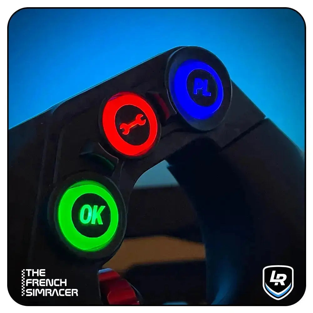 Lovely Sim Racing Simagic GT Neo Sticker Bundle - The French Simracer