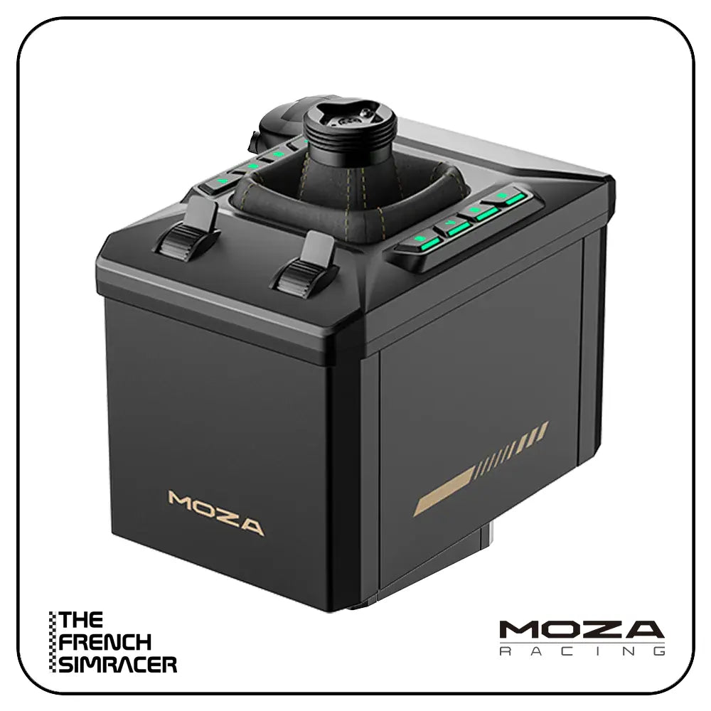 MOZA AB6 Flight Simulator Bundle – 6 Nm Force Feedback Base + MHG Flightstick - The French Simracer