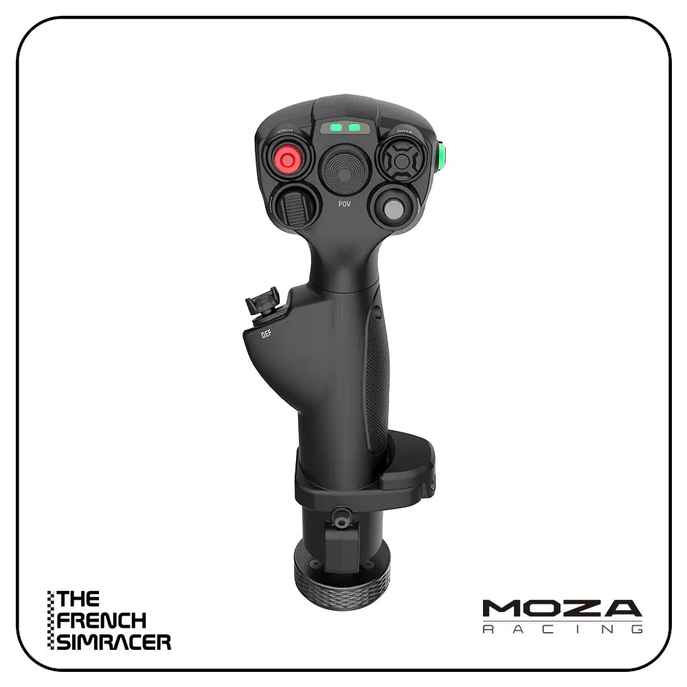 MOZA AB6 Flight Simulator Bundle – 6 Nm Force Feedback Base + MHG Flightstick - The French Simracer