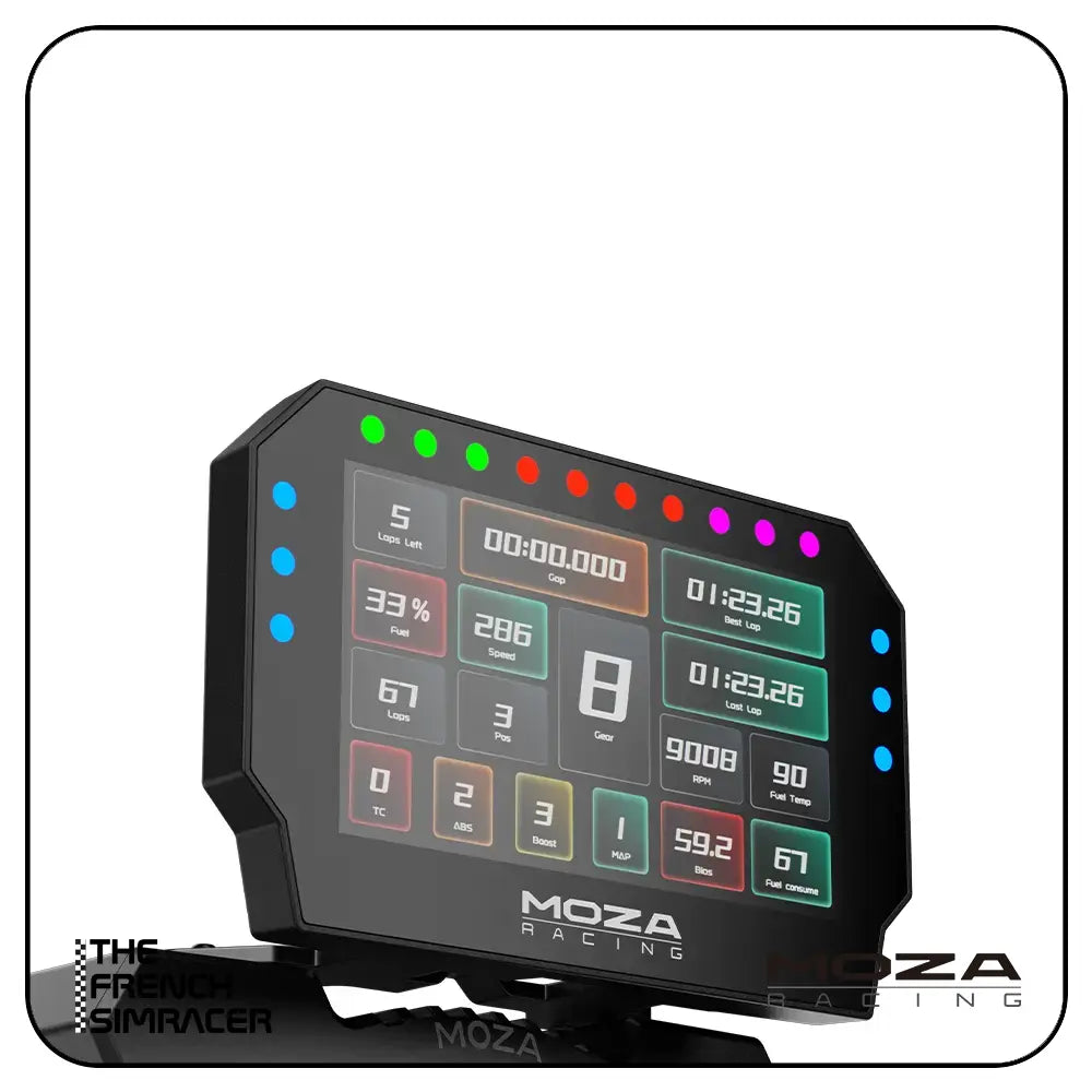 MOZA CM2 HD Racing Dash – 5" Touchscreen Sim Racing Dashboard - The French Simracer