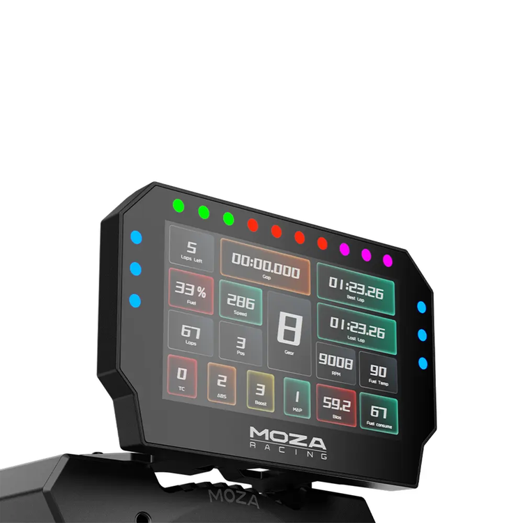 MOZA CM2 HD Racing Dash – 5" Touchscreen Sim Racing Dashboard - The French Simracer