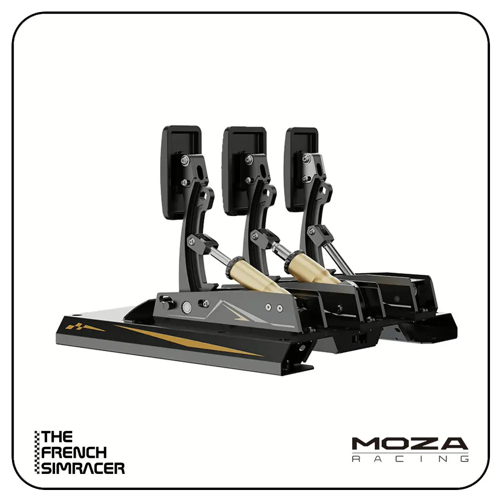 MOZA CRP2 Load Cell Pedals – Throttle + Load Cell Brake - The French Simracer