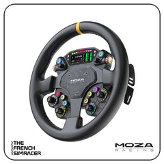 MOZA CS Pro Steering Wheel – 325mm GT Wheel with Built-In Display - The French Simracer