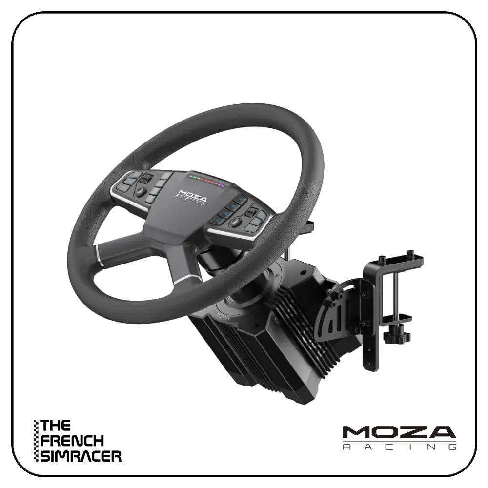 MOZA Clamp for Truck Wheel – Adjustable Truck Wheel Mount - The French Simracer