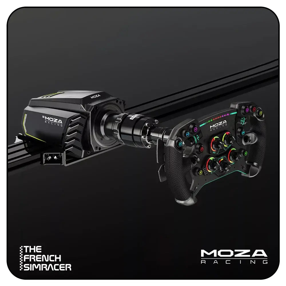 MOZA Extension Rod – 150mm CNC Aluminium Base Shaft Extension - The French Simracer