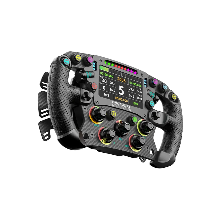 MOZA FSR2 – Volant Formula 280mm avec Écran Tactile 4,3" - The French Simracer