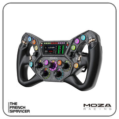 MOZA KS Pro Steering Wheel – 300mm Butterfly GT Wheel with Built-In Display - The French Simracer