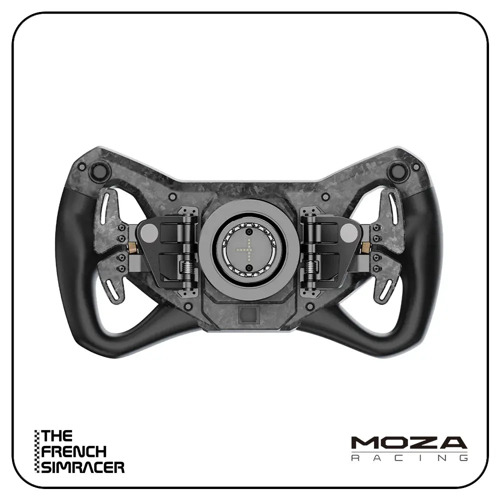 MOZA KS Pro Steering Wheel – 300mm Butterfly GT Wheel with Built-In Display - The French Simracer