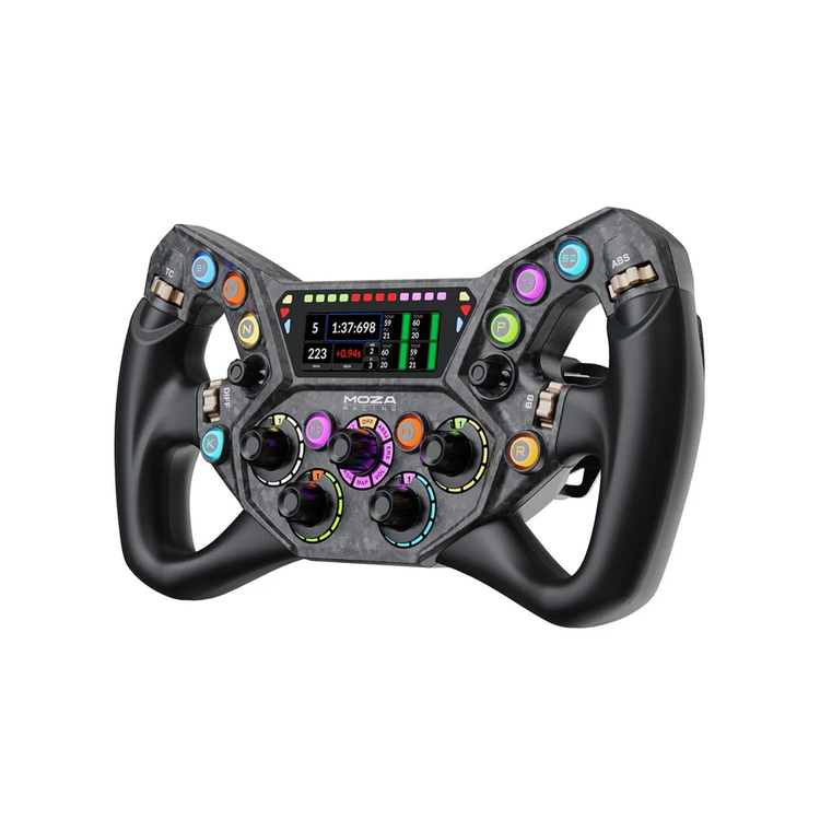 MOZA KS Pro – Volant GT Papillon 300mm avec Écran Intégré - The French Simracer