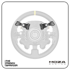 MOZA Paddles Add-on Kit – Optional Magnetic Paddles for MOZA Wheels - The French Simracer
