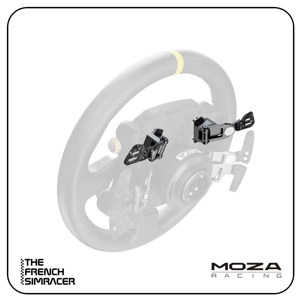 MOZA Paddles Add-on Kit – Optional Magnetic Paddles for MOZA Wheels - The French Simracer