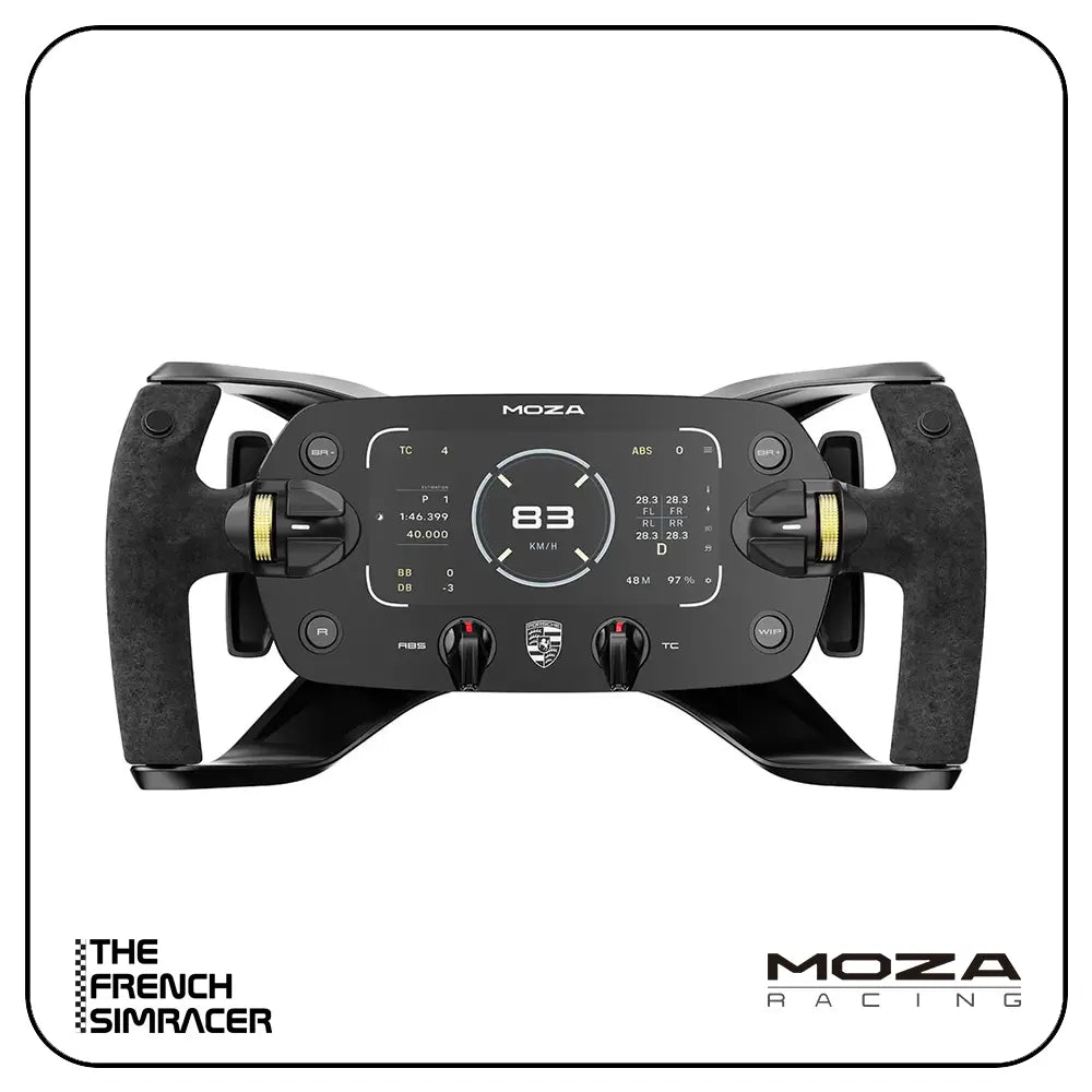 MOZA Porsche Mission R Steering Wheel – Officially Licensed Replica for Sim Racing - The French Simracer