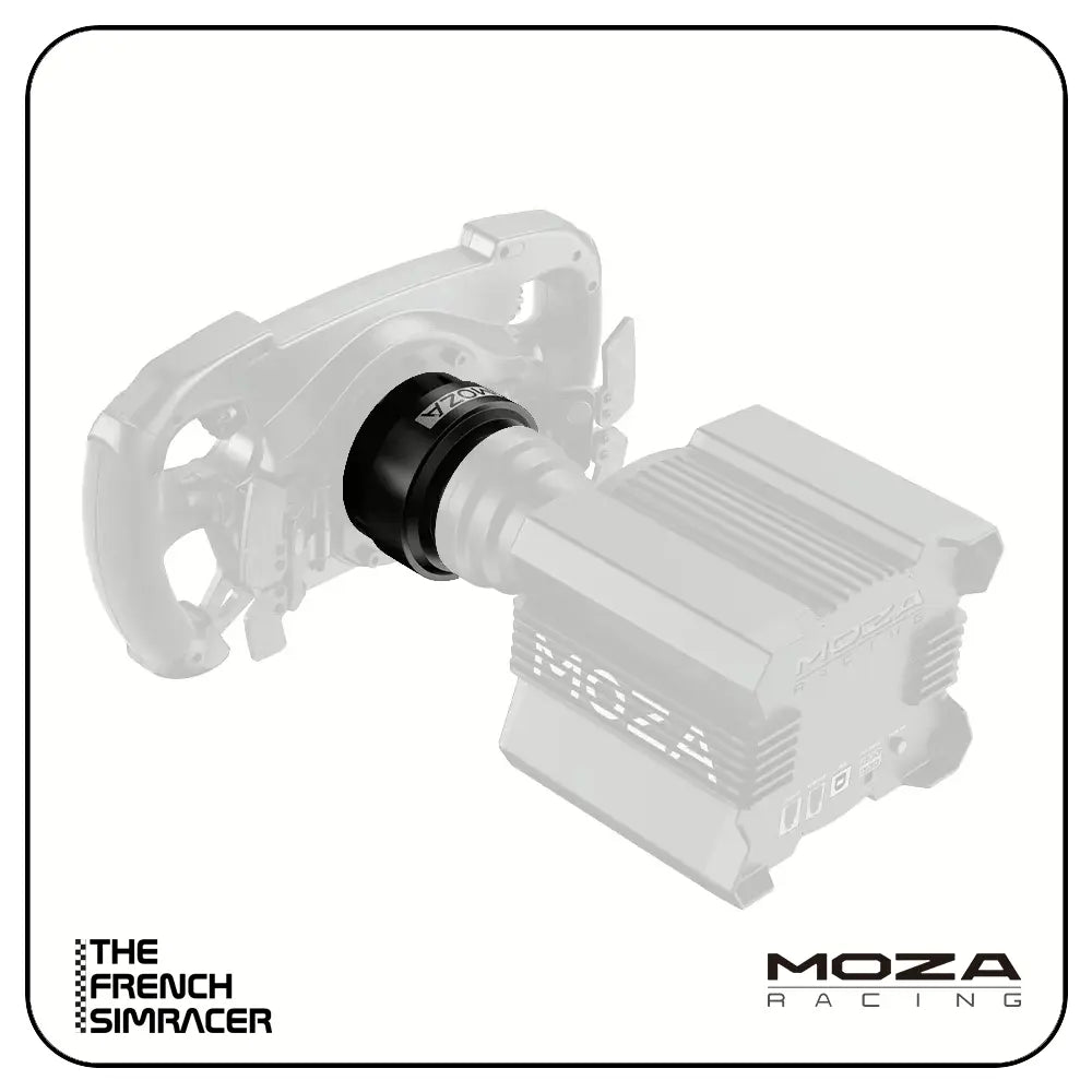 MOZA Quick Release Adapter – 70mm PCD Adapter for MOZA Wheelbases - The French Simracer